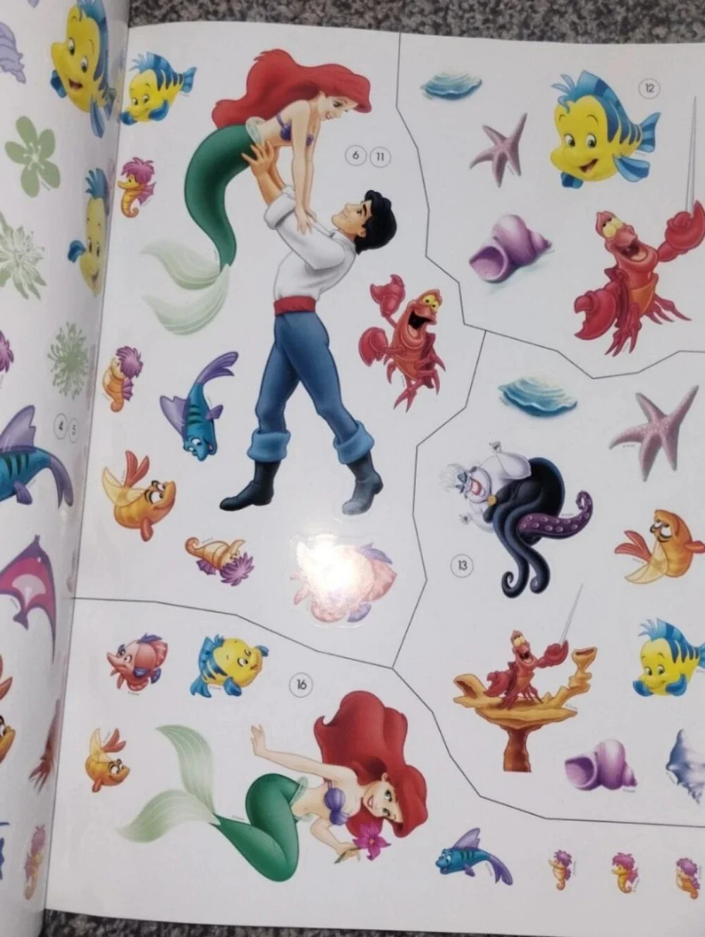 NEW 2013 Disney Princess Sticker Book Treasury, Over 350 Stickers Included!